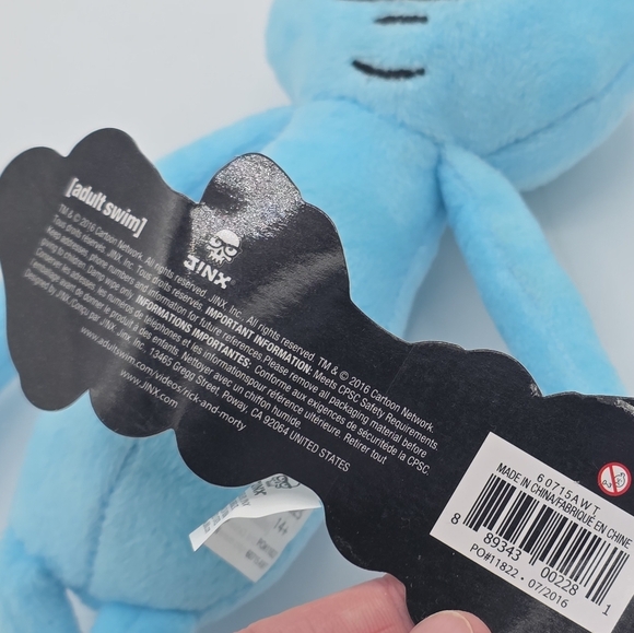 Rick And Morty Happy Mr. Meeseeks Plush Toy - Picture 7 of 7